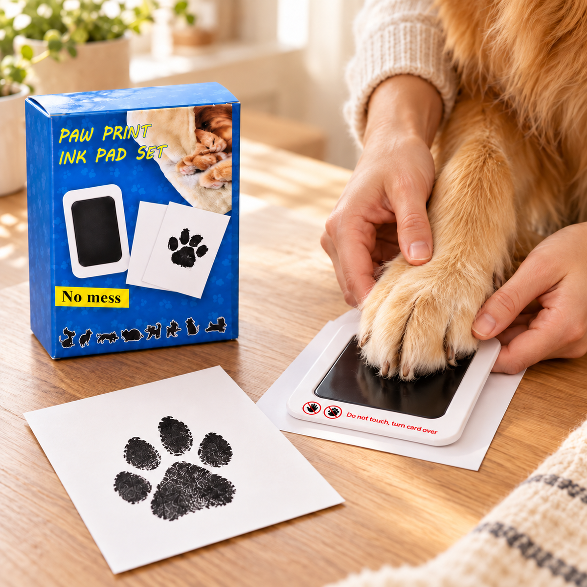 Inkless Handprint & Paw Print Keepsake Kit
