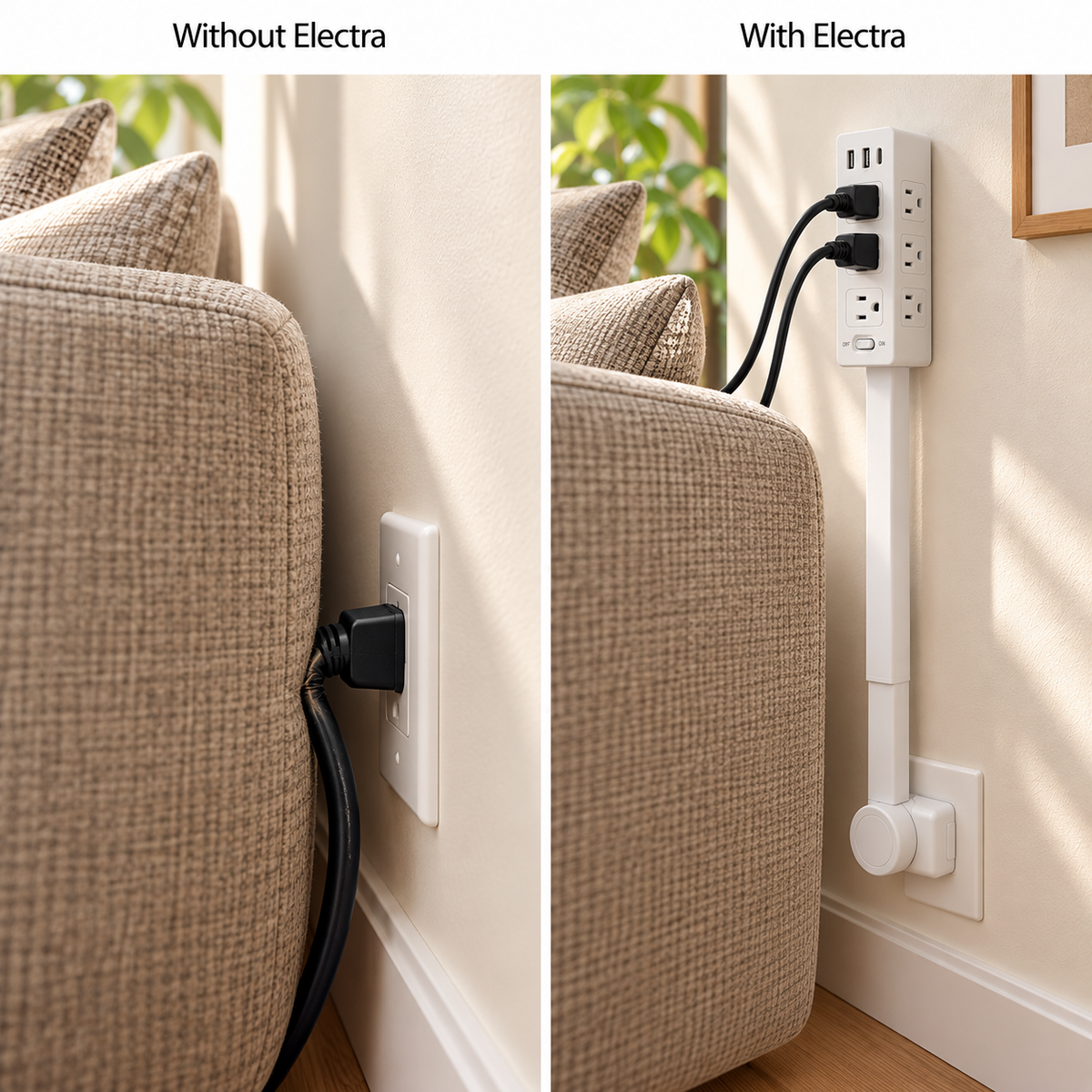 Rotating Wall Outlet Extender