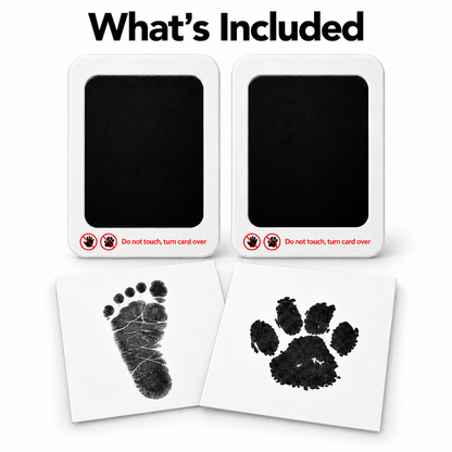 Inkless Handprint & Paw Print Keepsake Kit
